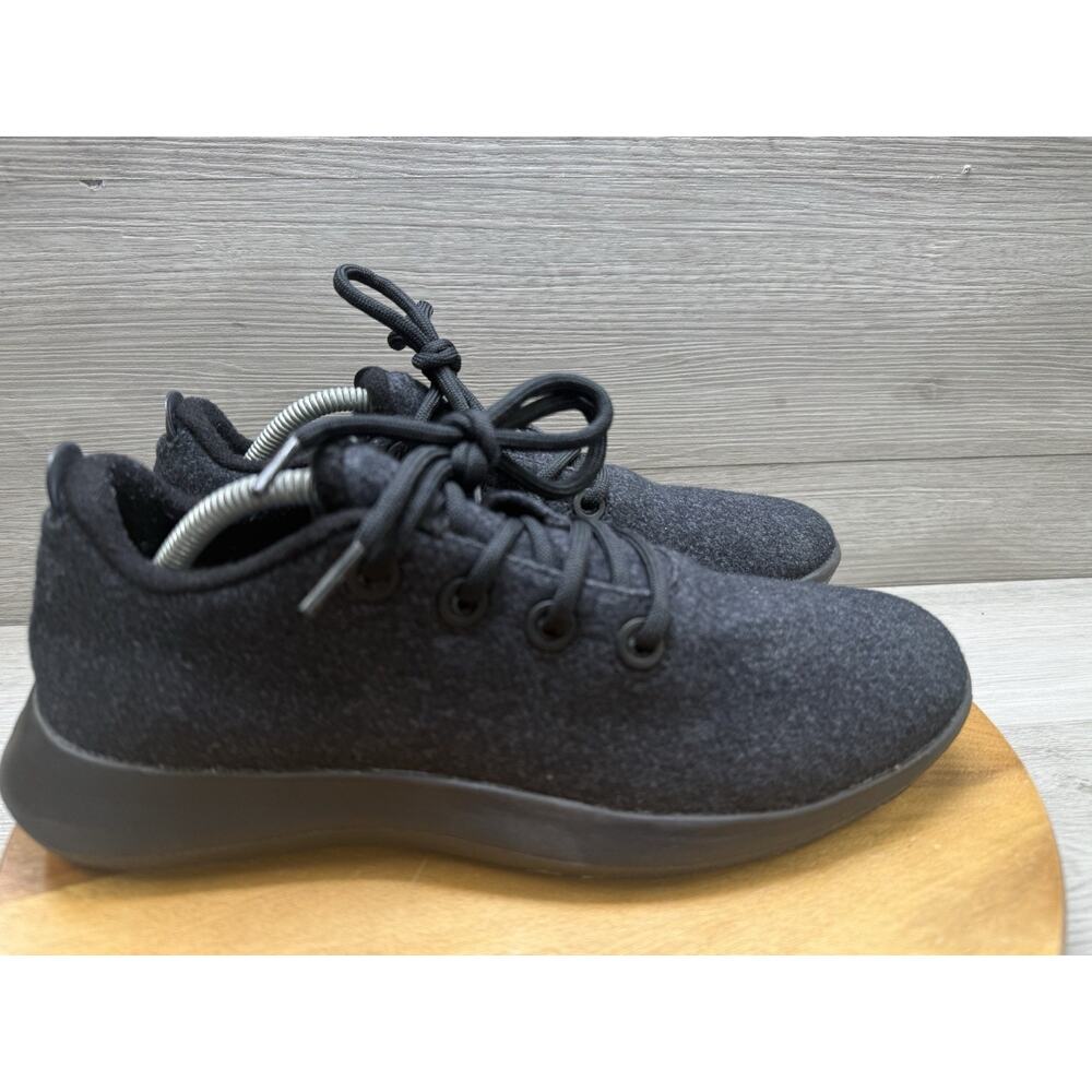 Men 10 Allbirds Wool Runners Black Sneakers Shoes